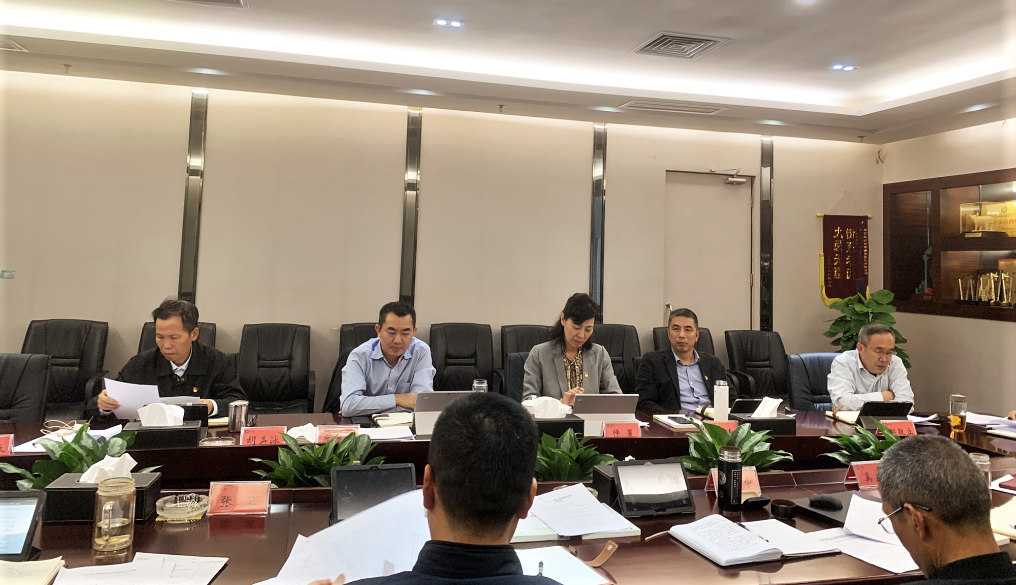 菠菜担保网集团党委召开党的十九届六中全会精神专题钻研会